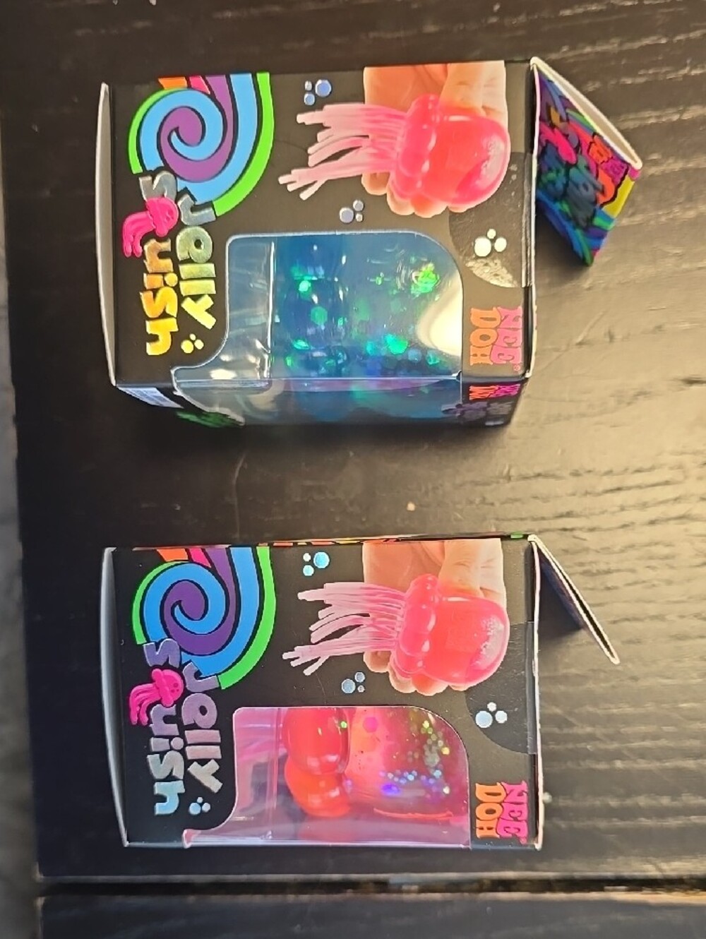 Schylling nee dog Blue and Pink Jelly Squish - Picture 4 of 5